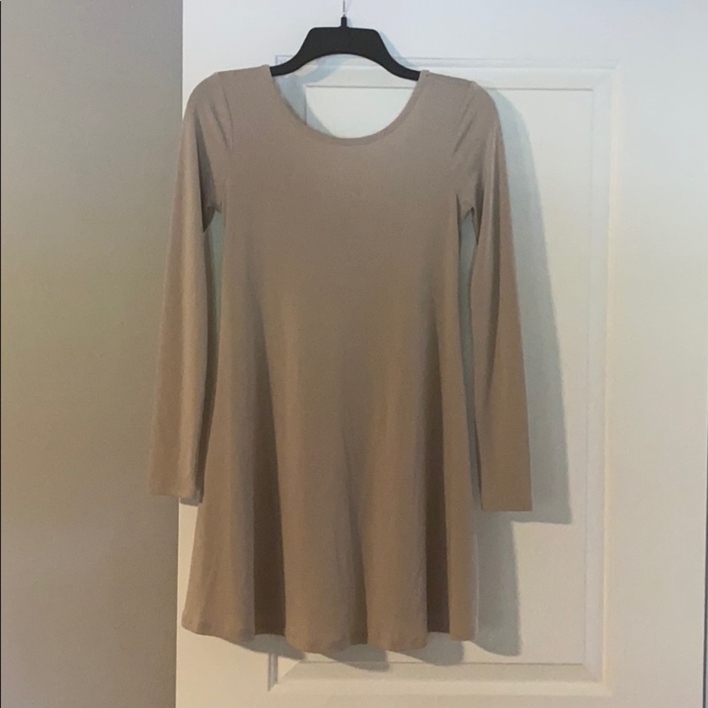 Tan dress size small